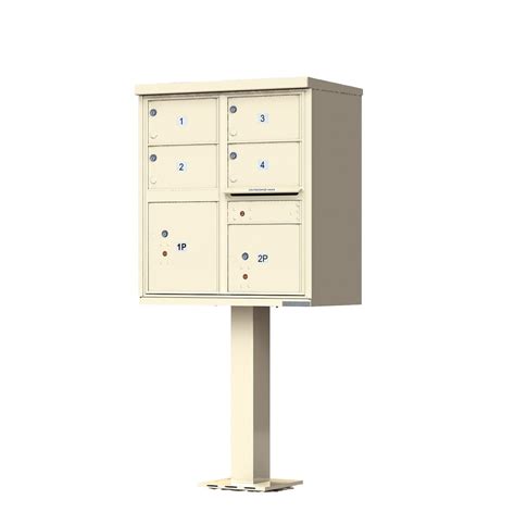 metal mail box 4 compartments|florence 4 door cluster mailbox.